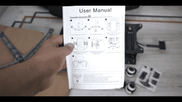 view of sihoo m18 instruction manual