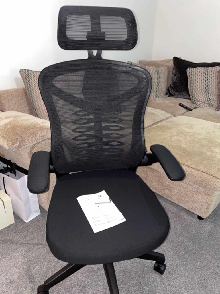 view of magic life office chair review testing built quality