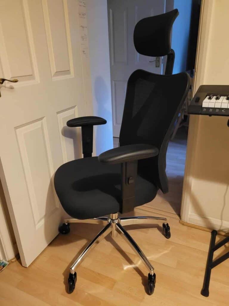 view-of-our-purchase sihoo office chair under 200 uk Our-Unboxing-And-Testing-Experience