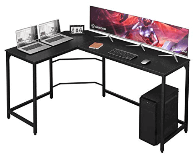 Alecono best corner L Shaped Desk for Work and Play