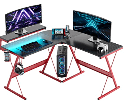 Bestier best L Shaped Corner Gaming Desk uk