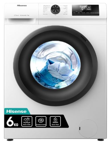 Hisense -WFQP6012EVM Washing Machine Under £300 UK