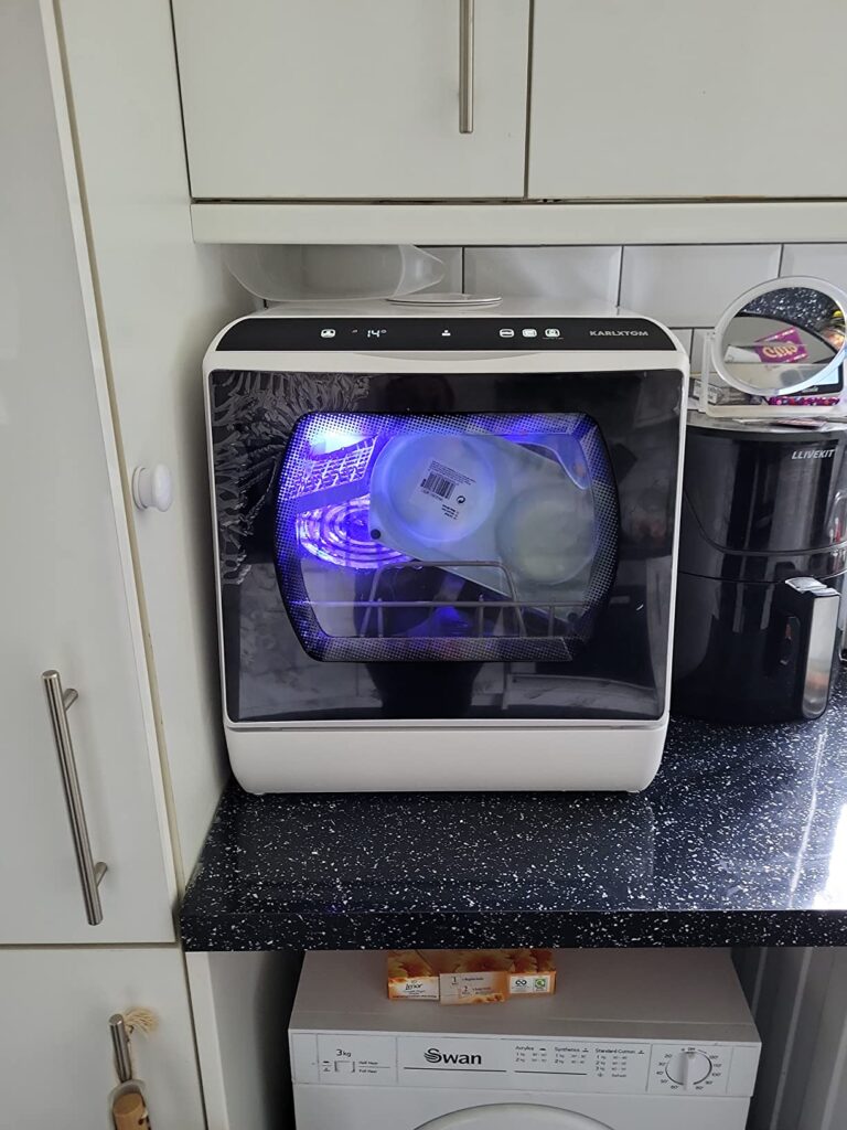 view-of-unboxed-the-Karlxtom-Dishwasher-Under-300-UK-tried-and-tested-for-several-week-unboxing-purchased-package-arrival-at-home-testing-experience-